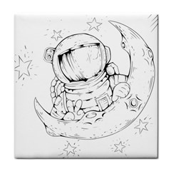 Astronaut Moon Space Astronomy Face Towel
