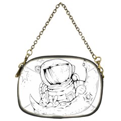 Astronaut Moon Space Astronomy Chain Purse (One Side)