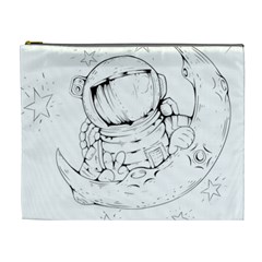Astronaut Moon Space Astronomy Cosmetic Bag (XL)