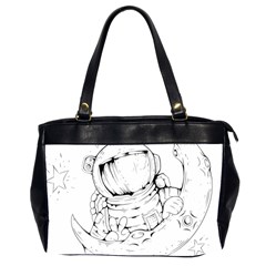 Astronaut Moon Space Astronomy Oversize Office Handbag (2 Sides)