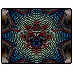 Abstract Abstract Art Artwork Star Fleece Blanket (medium)  by Pakrebo