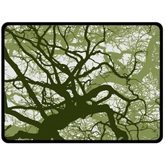 Into The Forest 11 Double Sided Fleece Blanket (large)  by impacteesstreetweartwo