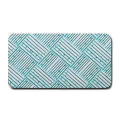 Wood Texture Diagonal Pastel Blue Medium Bar Mats