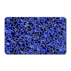 Texture Structure Electric Blue Magnet (rectangular) by Alisyart