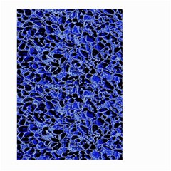 Texture Structure Electric Blue Large Garden Flag (two Sides) by Alisyart