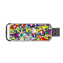 Dots 6 Portable Usb Flash (two Sides)