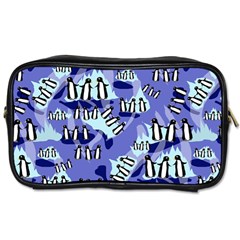 Penguins Pattern Toiletries Bag (one Side) by bloomingvinedesign