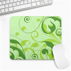 Floral Decoration Flowers Design Large Mousepads by Wegoenart