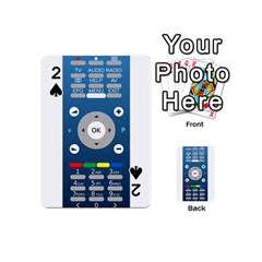 Remote Control Receiver Vcr Control Playing Cards 54 Designs (mini) by Wegoenart