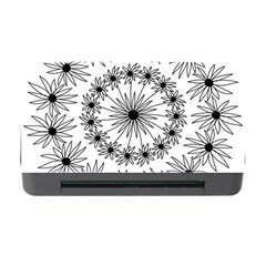 Flowers Mandala Hand Drawing Memory Card Reader With Cf by Wegoenart