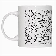 Pattern Design Pretty Cool Art White Mugs by Wegoenart