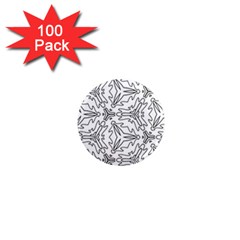 Pattern Design Pretty Cool Art 1  Mini Magnets (100 Pack) 