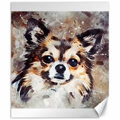 Chihuahua Dog Cute Pets Small Canvas 20  X 24  by Wegoenart