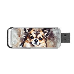 Chihuahua Dog Cute Pets Small Portable Usb Flash (one Side) by Wegoenart