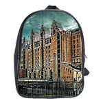 Architecture City Building Travel School Bag (XL) Front