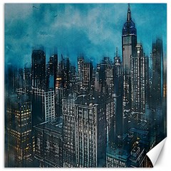 Cityscape Buildings Skyscraper Canvas 16  X 16  by Wegoenart