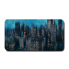 Cityscape Buildings Skyscraper Medium Bar Mats by Wegoenart