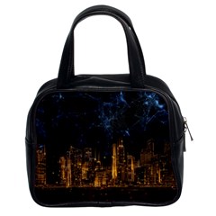 Architecture Buildings City Classic Handbag (two Sides) by Wegoenart