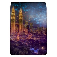 City Lights Skyline Buildings Removable Flap Cover (l) by Wegoenart