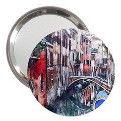 Venice Water Laguna Italy 3  Handbag Mirrors