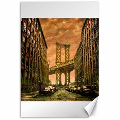 Architecture Buildings City Bridge Canvas 20  X 30  by Wegoenart