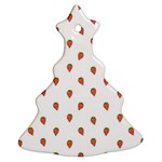 Cartoon Style Strawberry Pattern Ornament (Christmas Tree)  Front