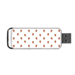 Cartoon Style Strawberry Pattern Portable Usb Flash (one Side) by dflcprintsclothing