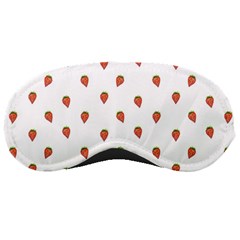 Cartoon Style Strawberry Pattern Sleeping Mask by dflcprintsclothing