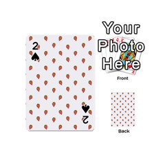 Cartoon Style Strawberry Pattern Playing Cards 54 Designs (mini) by dflcprintsclothing