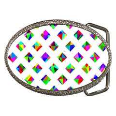 Rainbow Lattice Belt Buckles by Mariart