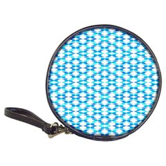 Fabric Geometric Aqua Crescents Classic 20-CD Wallets