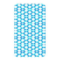 Fabric Geometric Aqua Crescents Memory Card Reader (Rectangular)