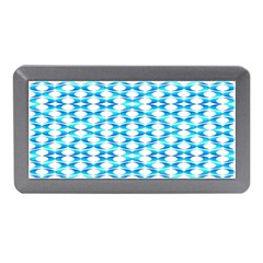 Fabric Geometric Aqua Crescents Memory Card Reader (Mini)