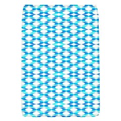 Fabric Geometric Aqua Crescents Removable Flap Cover (s) by Bajindul