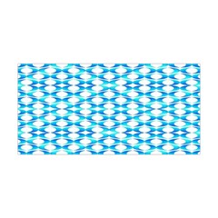 Fabric Geometric Aqua Crescents Yoga Headband