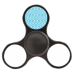 Fabric Geometric Aqua Crescents Finger Spinner