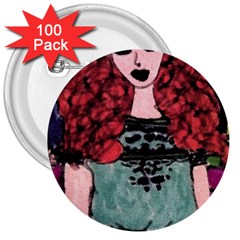 Sandy 3  Buttons (100 Pack)  by snowwhitegirl