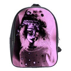 Sad Doll Pink Glow School Bag (large)