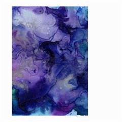 Blue Purple Ink                        Small Garden Flag by LalyLauraFLM