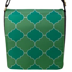 Tiles Arabesque Ottoman Bath Flap Closure Messenger Bag (s) by Wegoenart