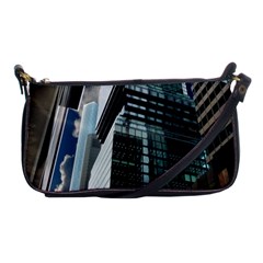 Architecture Frankfurt Reflection Shoulder Clutch Bag by Wegoenart