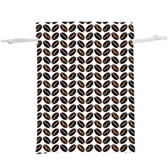 Coffee Beans Pattern Illustrator  Lightweight Drawstring Pouch (xl) by Wegoenart