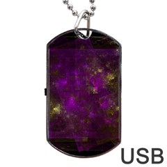 Apophysis Attractor Colours Digital Dog Tag Usb Flash (two Sides) by Wegoenart