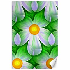 Seamless Repeating Tiling Tileable Flowers Canvas 20  X 30  by Wegoenart