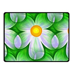 Seamless Repeating Tiling Tileable Flowers Fleece Blanket (small)