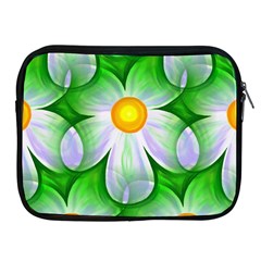 Seamless Repeating Tiling Tileable Flowers Apple Ipad 2/3/4 Zipper Cases