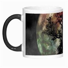 Full Moon Silhouette Tree Night Morph Mugs