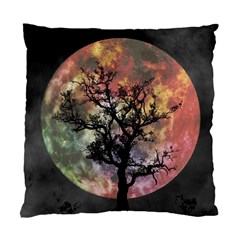 Full Moon Silhouette Tree Night Standard Cushion Case (One Side)