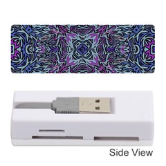 Pattern Fire Purple Repeating Memory Card Reader (stick) by Wegoenart