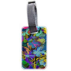 Flowers Abstract Branches Luggage Tag (two Sides) by Wegoenart